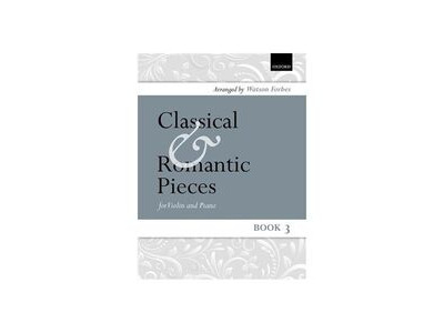 Oxford University Press Classical and Romantic Pieces for Violin Book 3 