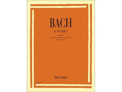 Ricordi Bach: 6 Suites per Viola (BWV 1007 - 1012) click to zoom image