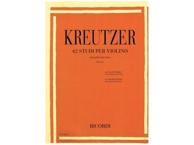 Ricordi Kreutzer: 42 Studi Per Violino