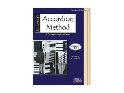 Santorella Santorellas Accordion Method Book 1B Book & CD 