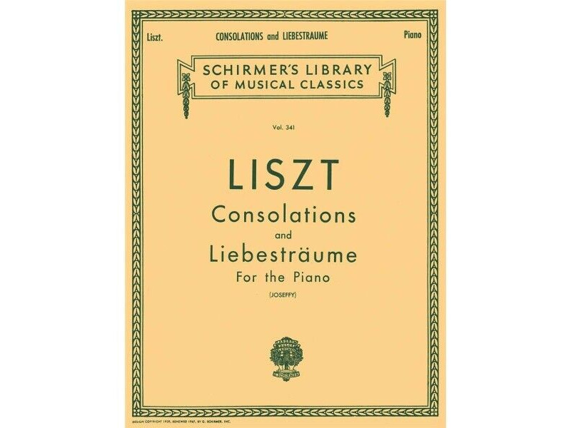 Schirmer Consolations and Liebestraume (Liszt) click to zoom image