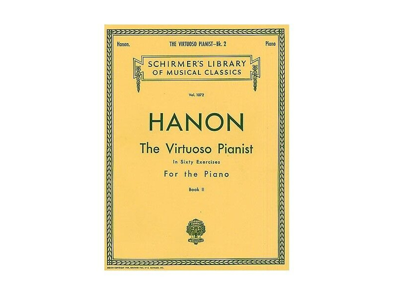 Schirmer Hanon The Virtuoso Pianist in 60 Exercises For Piano Book 2 click to zoom image