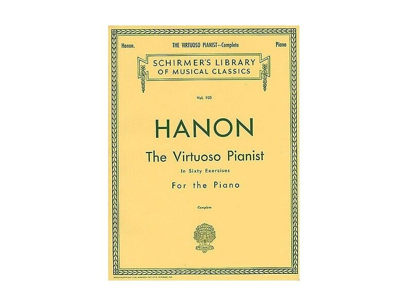 Schirmer Hanon: The Virtuoso Pianist In 60 Exercises For Piano (Complete) click to zoom image