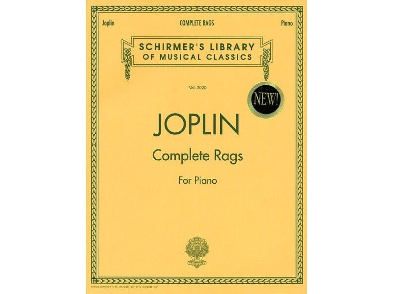 Schirmer Joplin - Complete Rags for Piano click to zoom image