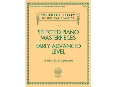 Schirmer Selected Piano Masterpieces - Early Advanced Level click to zoom image