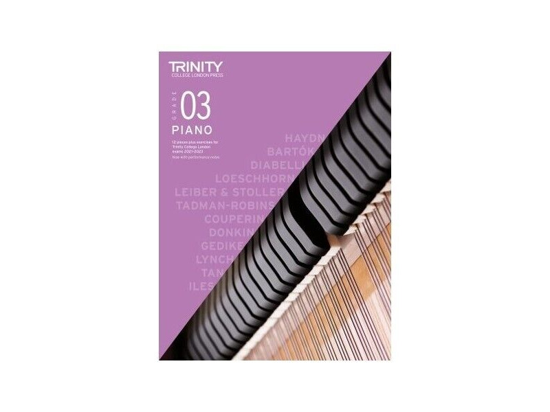 Trinity Piano Exam from 2021 Grade 3 click to zoom image