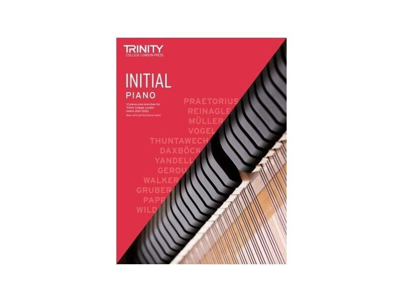 Trinity Piano Exam from 2021 Initial Grade click to zoom image
