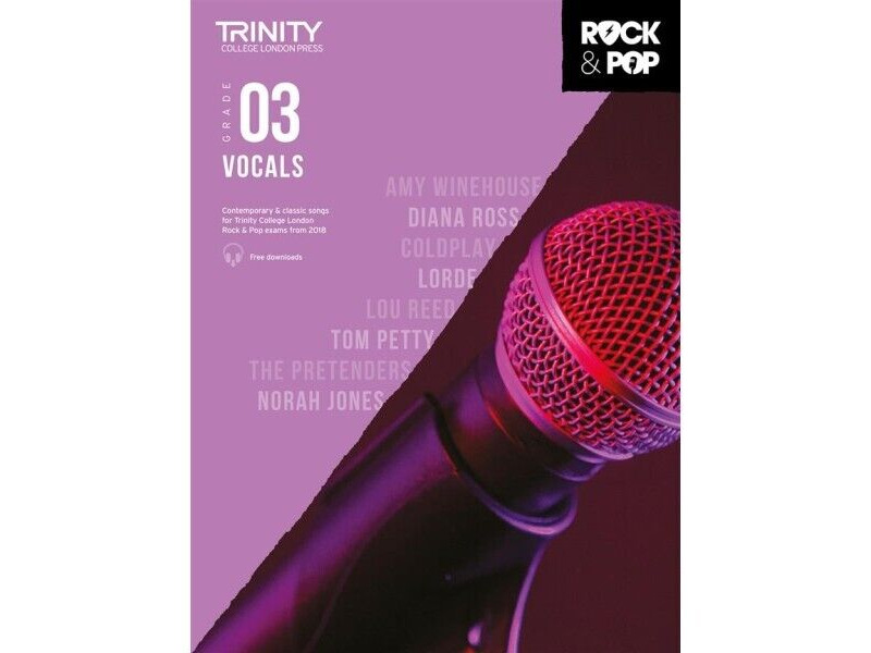 Trinity Rock and Pop Vocals grade 3 click to zoom image