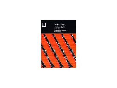 Universal Edition James Rae 40 Modern Studies for Solo Clarinet