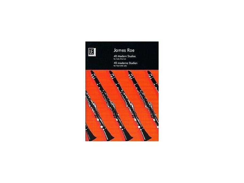 Universal Edition James Rae 40 Modern Studies for Solo Clarinet click to zoom image
