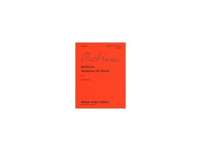 Weiner Urtext Edition Beethoven Variations Vol 1 Ratz Seidlhofer Piano