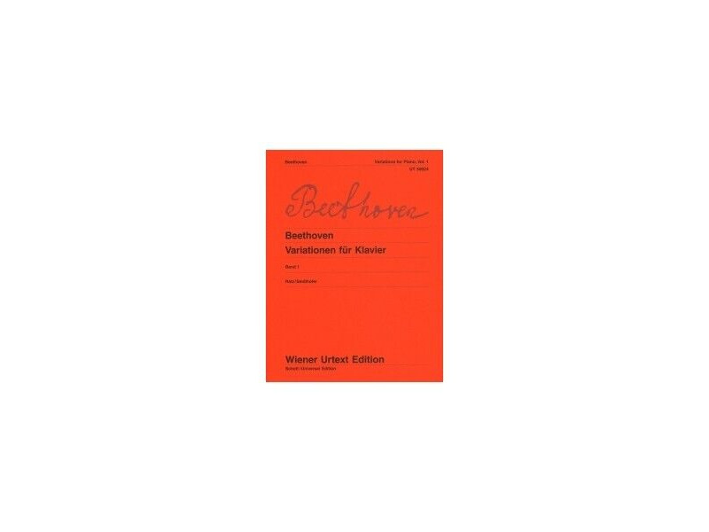 Weiner Urtext Edition Beethoven Variations Vol 1 Ratz Seidlhofer Piano click to zoom image