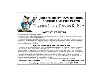 Willis Music Teaching Little Fingers To Play click to zoom image