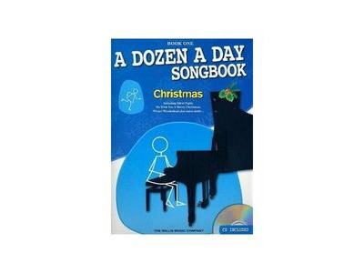 Willis Music A Dozen A Day Songbook Christmas Book 1 Easy Piano Book/CD
