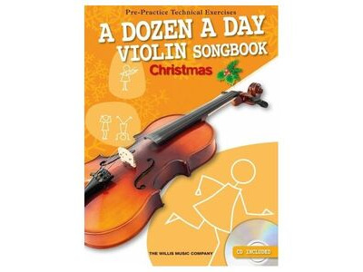 Willis Music A Dozen A Day Violin Songbook: Christmas