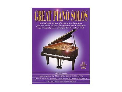 Wise Publications Great Piano Solos The Purple Book