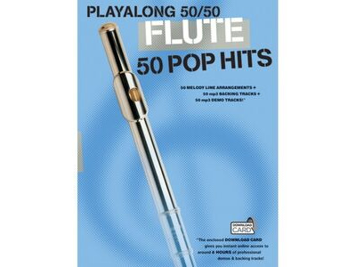 Wise Publications Playalong 50/50 Flute - 50 Pop Hits