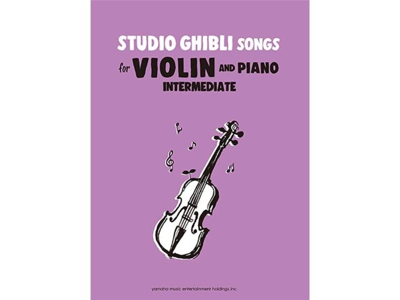 Yamaha Music Entertainment Studio Ghibli Songs for Violin and Piano (Intermediate) click to zoom image