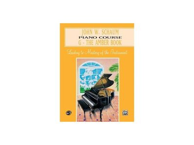 Alfred Music John W. Schaum Piano Course G The Amber Book