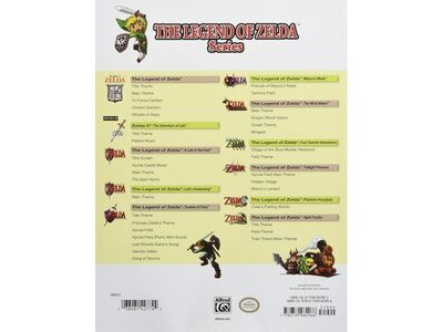 Alfred Music The Legend of Zelda Series for Piano click to zoom image