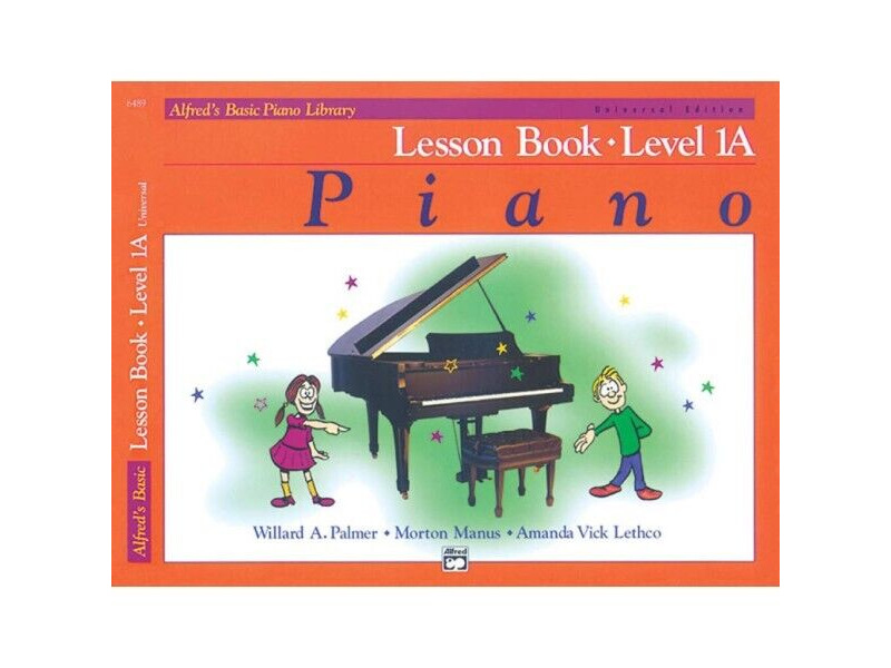 Alfred Music Alfred's Basic Piano Library Lesson 1A click to zoom image