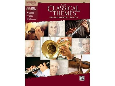 Alfred Music Easy Classical Themes Instrumental Solo (Violin)