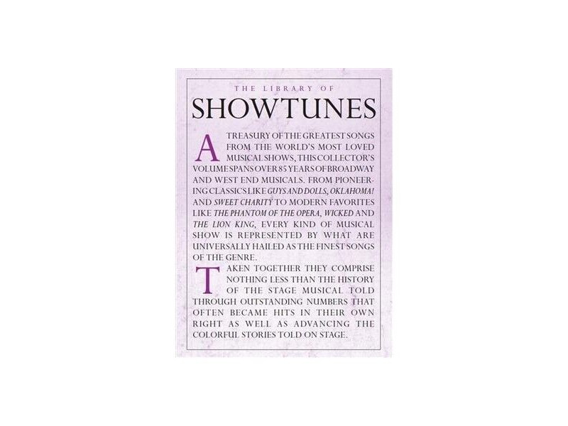 Amsco Publications The Library Of Showtunes (PVG) click to zoom image
