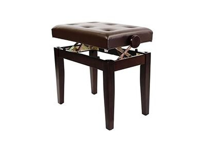 Boosey & Hawkes Luxury Adjustable Piano Stool Satin Rosewood click to zoom image