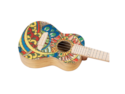 Ortega Art Series Mystic Indian Concert Size Ukulele click to zoom image