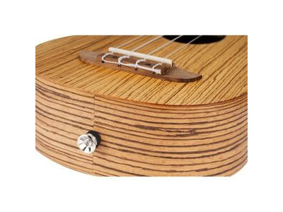 Ortega Timber Series Zebrawood Soprano Ukulele click to zoom image
