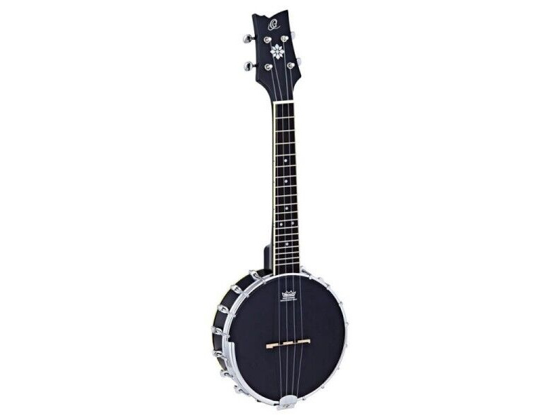 Ortega Concert Size Banjolele Ukulele Maple Black click to zoom image