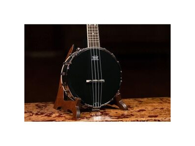 Ortega Concert Size Banjolele Ukulele Maple Black click to zoom image