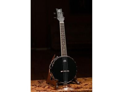 Ortega Concert Size Banjolele Ukulele Maple Black click to zoom image
