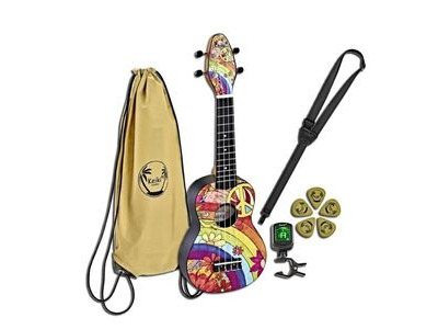 Ortega Keiki Peace Soprano Ukulele Pack click to zoom image