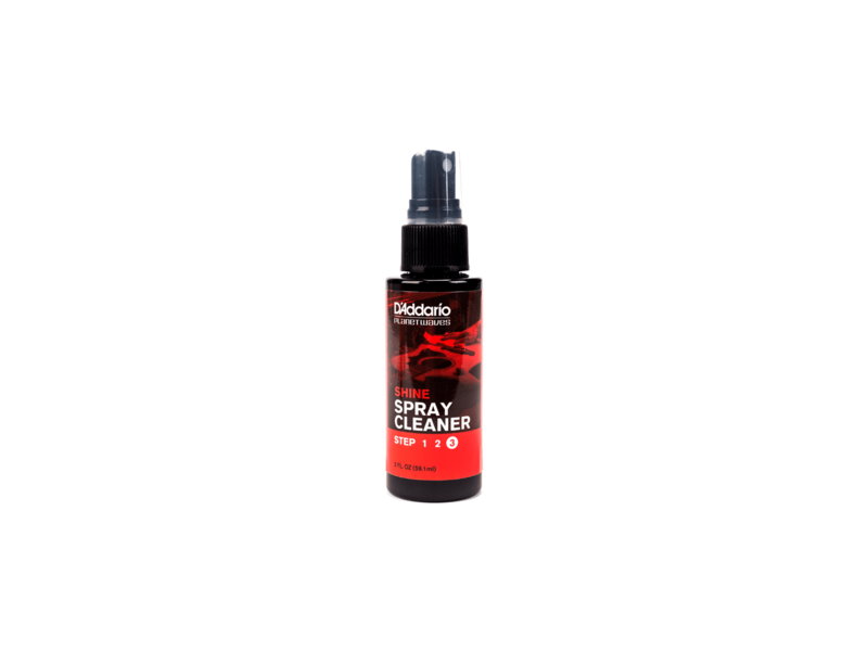 D'Addario Shine Instant Spray Cleaner 1oz., click to zoom image