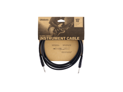 D'Addario Classic Series Instrument Cable, 10 feet click to zoom image