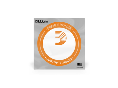 D'Addario Bronze Wound Acoustic Guitar Single String, .036