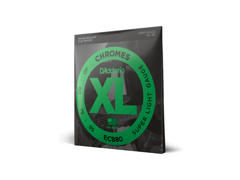 D'Addario Bass Guitar Strings, Light, 40-95, Long Scale click to zoom image