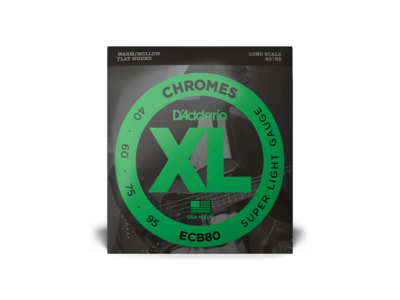 D'Addario Bass Guitar Strings, Light, 40-95, Long Scale click to zoom image
