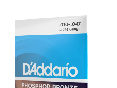 D'Addario 12-String Phosphor Bronze Acoustic Guitar Strings, Light, 10-47 click to zoom image