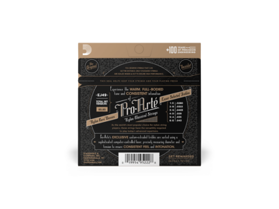 D'Addario Pro-Arte Black Nylon Classical Guitar Strings, Normal Tension click to zoom image