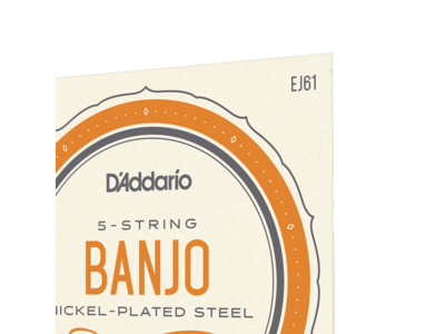 D'Addario 5-String Banjo Strings, Nickel, Medium 10-23 click to zoom image