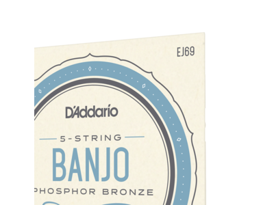 D'Addario 5-String Banjo Strings, Phosphor Bronze, Light, 9-20 click to zoom image