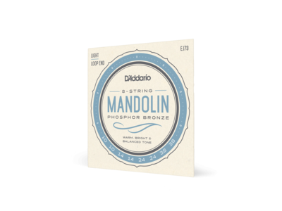 D'Addario Mandolin Strings, Phosphor Bronze, Light, 10-38 