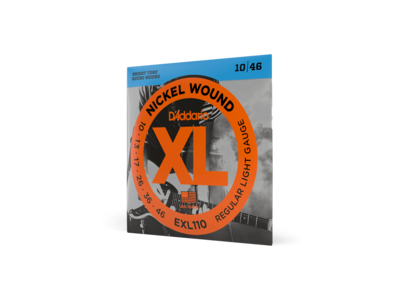 D'Addario Nickel Wound Electric Guitar Strings, Regular Light, 10-46