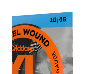 D'Addario Nickel Wound Electric Guitar Strings, Regular Light, 10-46 click to zoom image