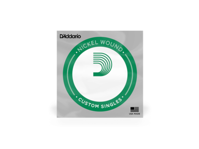 D'Addario Nickel Wound Electric Guitar Single String, .059
