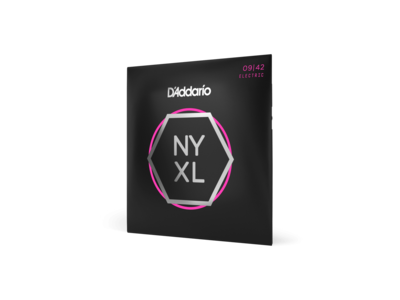 D'Addario Nickel Wound Electric Guitar Strings, Super Light, 9-42
