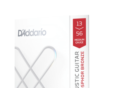 D'Addario 13-56 Medium, XS Phosphor Bronze Coated Acoustic Guitar Strings click to zoom image