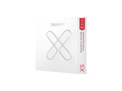 D'Addario 13-56 Medium, XS Phosphor Bronze Coated Acoustic Guitar Strings 